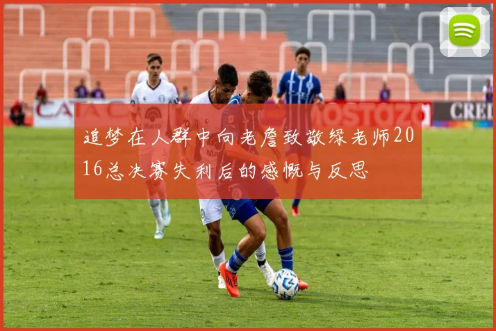 追梦在人群中向老詹致敬绿老师2016总决赛失利后的感慨与反思